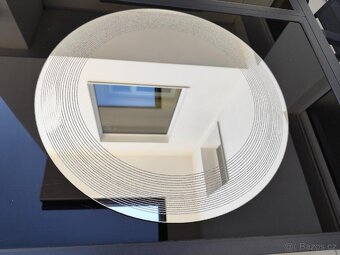 LUXUSNÍ ZRCADLO KRUH 50 cm (šxv) NOVÉ - třpytivé kruhy