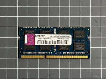 Paměť RAM Kingston 4GB DDR3