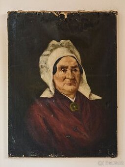 Dvojice historických portrétních maleb 19. století