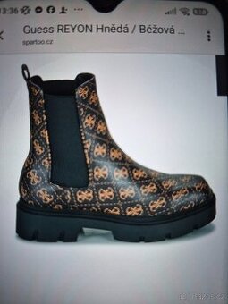 Dámská obuv GUESS (Chelsea kozačky)