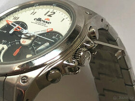 Ellesse 42mm Split Time Chronograph ocel, 100m WR