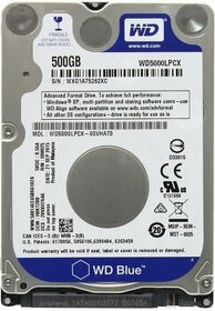 Pevný disk WD BLUE WD5000LPCX 500GB SATA/600 , 2.5"