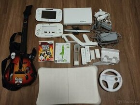 Nintendo Wii U 32gb Homebrew, Guitar Hero + WiiFit