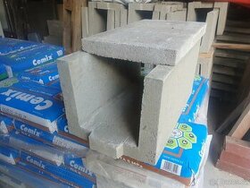 Kabelový žlab betonový KZ III 36ks + Zakrývací desky
