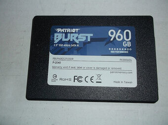 SSD Patriot 960 GB SATA III Plně funkční 98%