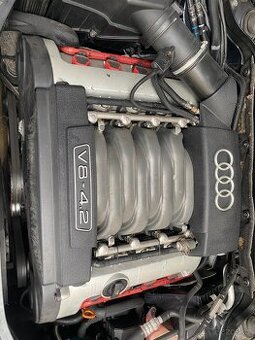 AUDI A8 4,2i,D3,BFM - KOMPLETNÍ MOTOR A DALŠÍ N.D.