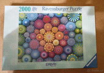 Puzzle Duhové mandaly 2000 dílků Ravensburger