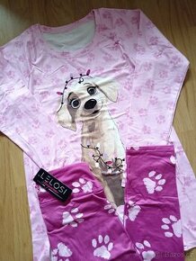 Dámské dlouhé pyžamko Paws l/XL