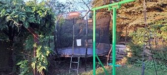 Trampolína Marimex Comfort 366 cm + ochranná síť + schůdky