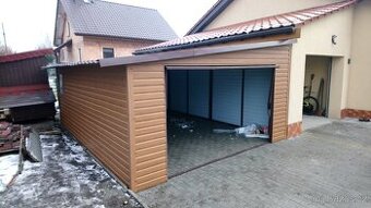 Plechová garáž 4x4m - 1