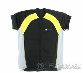 Černo-žlutý dámský cyklistický dres vel. M - 1