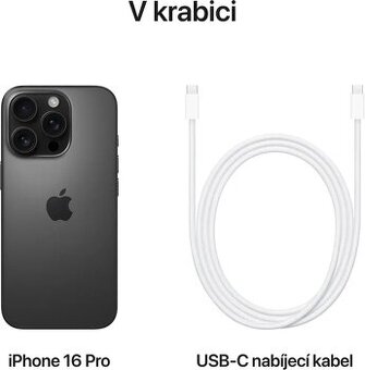 iPhone 16pro 128gb černý Titan