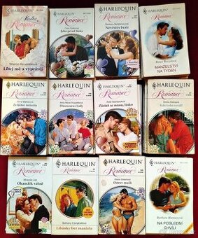 120x HARLEQUIN - ROMANCE - prodej sbírky