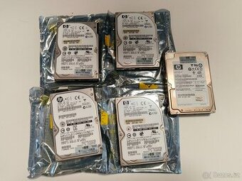 SAS HP invent disky 10K 146 GB a 300 GB