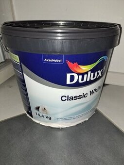 Bílá akrylátová barva Dulux Classic White 10l (14,4 kg)