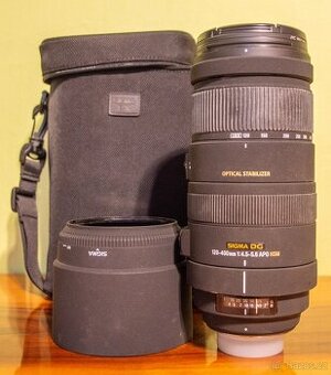 Sigma 120–400 pro Nikon