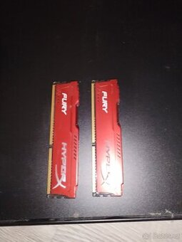 HyperX Fury Red 8GB (2x4GB) DDR3