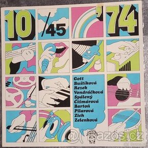 LP SUPRAPHON - Výběr 10-45, rok 1974