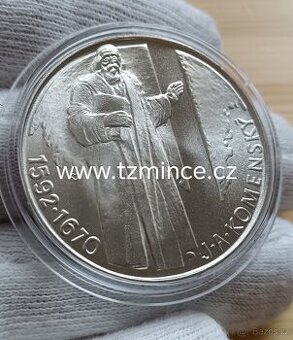 AG pamětní mince Československa 500kčs Jan Ámos Komenský 199