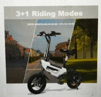 Prodám skládací malé lehké elektrokolo - nové