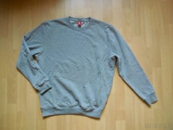 pánská Engelbert Straus šedá mikina ke krku L/52-54