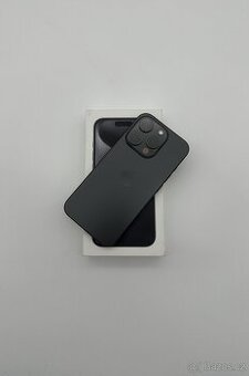 iPhone 15 Pro 256GB Black Titanium + ZÁRUKA