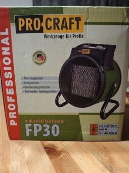 NOVÝ topný ventilátor Pro Craft FP30 3kW - 1