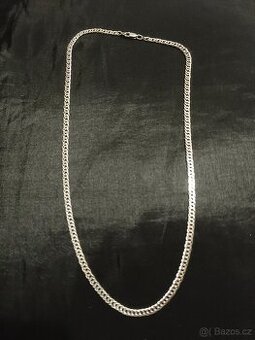Masivní stříbrný řetízek