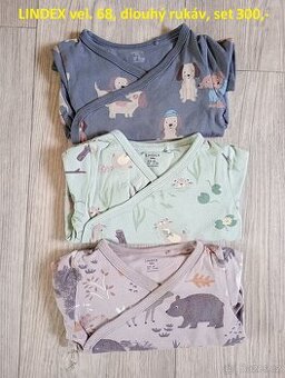 Dětské oblečení, body, pyžama, tepláky většina LINDEX