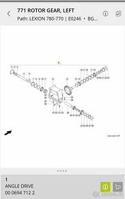 Claas rotorove prevodovky