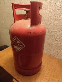 Pb láhev 10kg-napůl plná