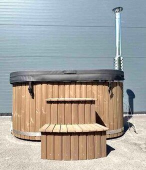 Koupací sud Marble čtverec, mramor modrá