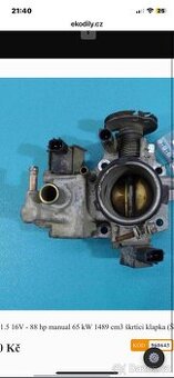 Škrtící klapka Mazda 323F BA