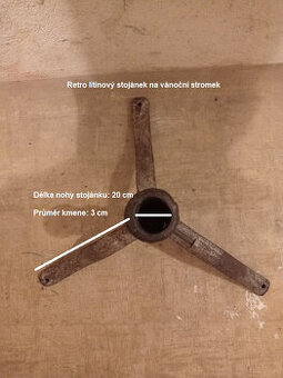 Vánoce - retro stojánek, sobí bačkory, vánoční dekorace