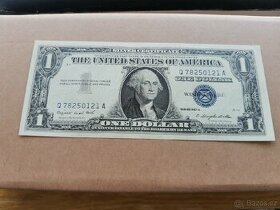 Stříbrný dollar 1957 A (UNC) - 1
