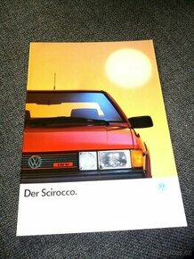 Volkswagen Scirocco - 1988 - Prospekt - Top Stav  - 1