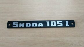 Nový nápis - štítek Škoda 105L