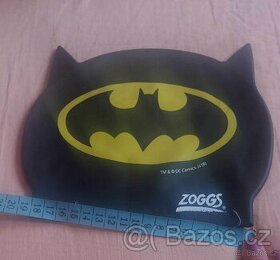3D silikonová plavecká čepice Batman - 1