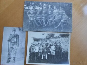 Starožitné pohlednice rok 1918 - 3kusy - stav foto - cena ce