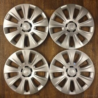 Prodám zánovní kryty kol Škoda r16 B1801