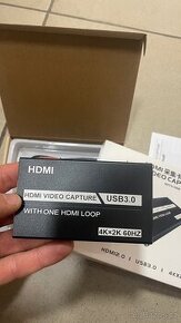 HDMI video capture USB 3.0 s HDMI smyčkou, 4K×2K 60Hz
