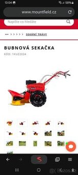 Bubnová sekačka adapter