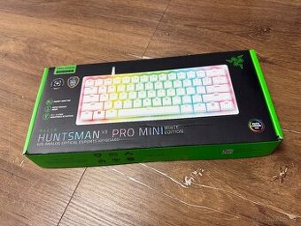 Herní klávesnice Razer Huntsman V3 Pro Mini, bílá