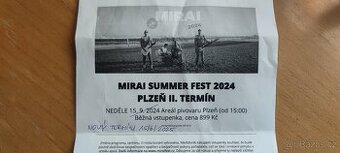 MIRAI - NEDĚLE 15.6. PLZEŇ