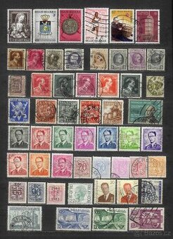 Známky Belgie - 53 ks - výprodej