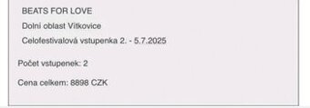Celofestivavá a jednodenní vstupenka na B4L