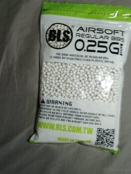 Airsoft kuličky BLS 0.25g – nové, nerozbalené 1KG