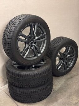 Alu kola 5x112 + pneu Hankok 225/50 R17 Dot 2722