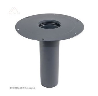 Střešní komínky FLECK DN 100 (4×) + bonusový kus navíc