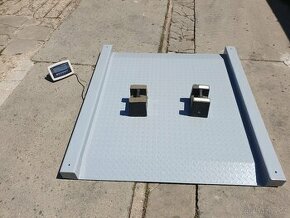 Nájezdová snížená podlahová váha do 3 tun 1,2x1,2m